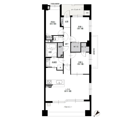 ������s�Β�2����4-4�̒��Ã}���V����