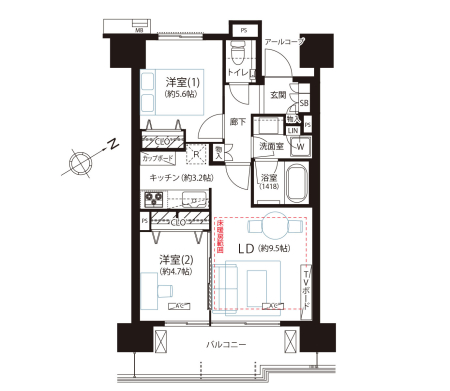 �����s���c�J���n1����13-6�̒��Ã}���V�����̊Ԏ��}