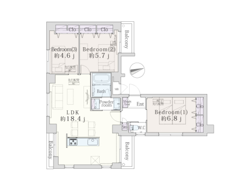 �����s������s����1����19-8�̒��Ã}���V�����̊Ԏ��}