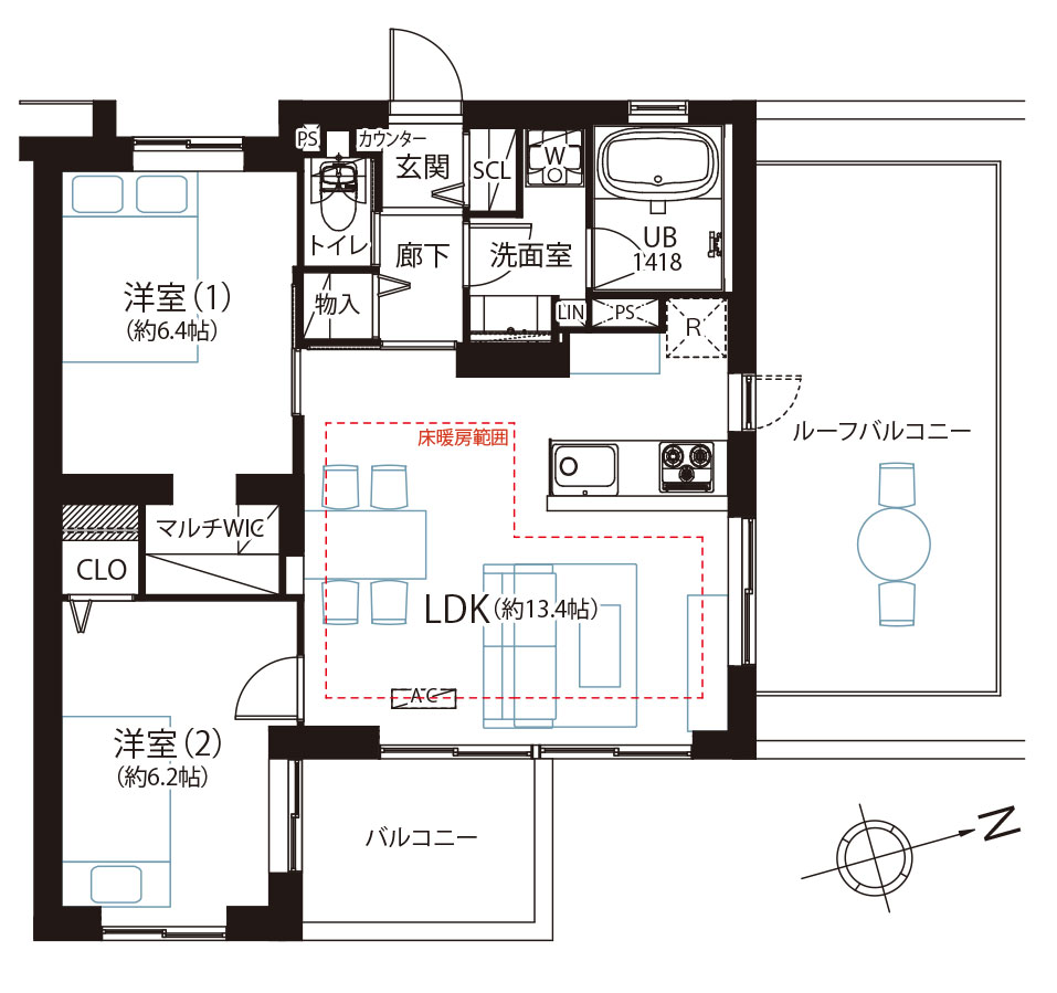 �����s���c�J���k��5����13-2�̒��Ã}���V�����̊Ԏ��}