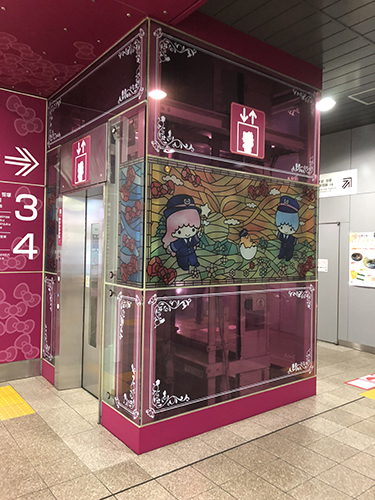 こんな可愛いエレベーター、他では見たことないです! こんな可愛いエレベーター、他では見たことないです!